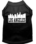 Load image into Gallery viewer, Pet Dog & Cat Shirt Screen Printed, "Los Angeles Skyline"
