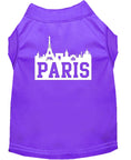 Load image into Gallery viewer, Pet Dog & Cat Shirt Screen Printed, "Paris Skyline"
