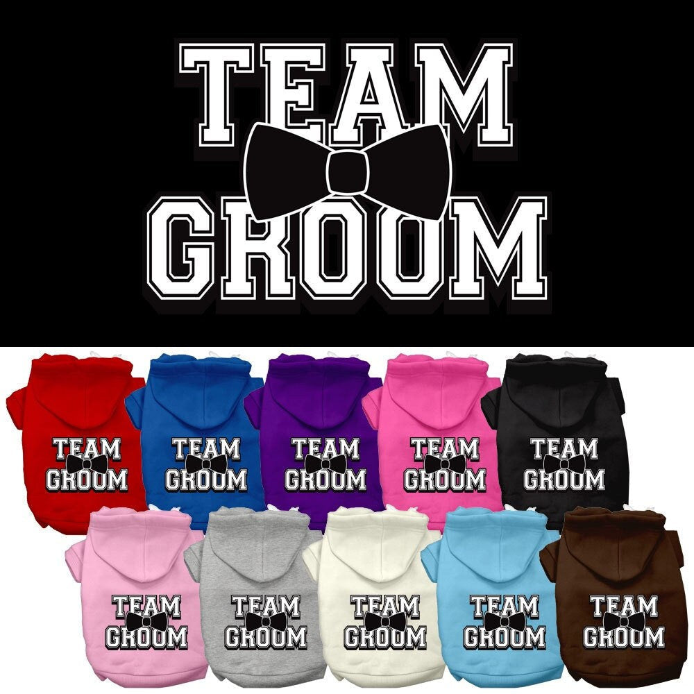 Pet Hoodie "Team Groom"