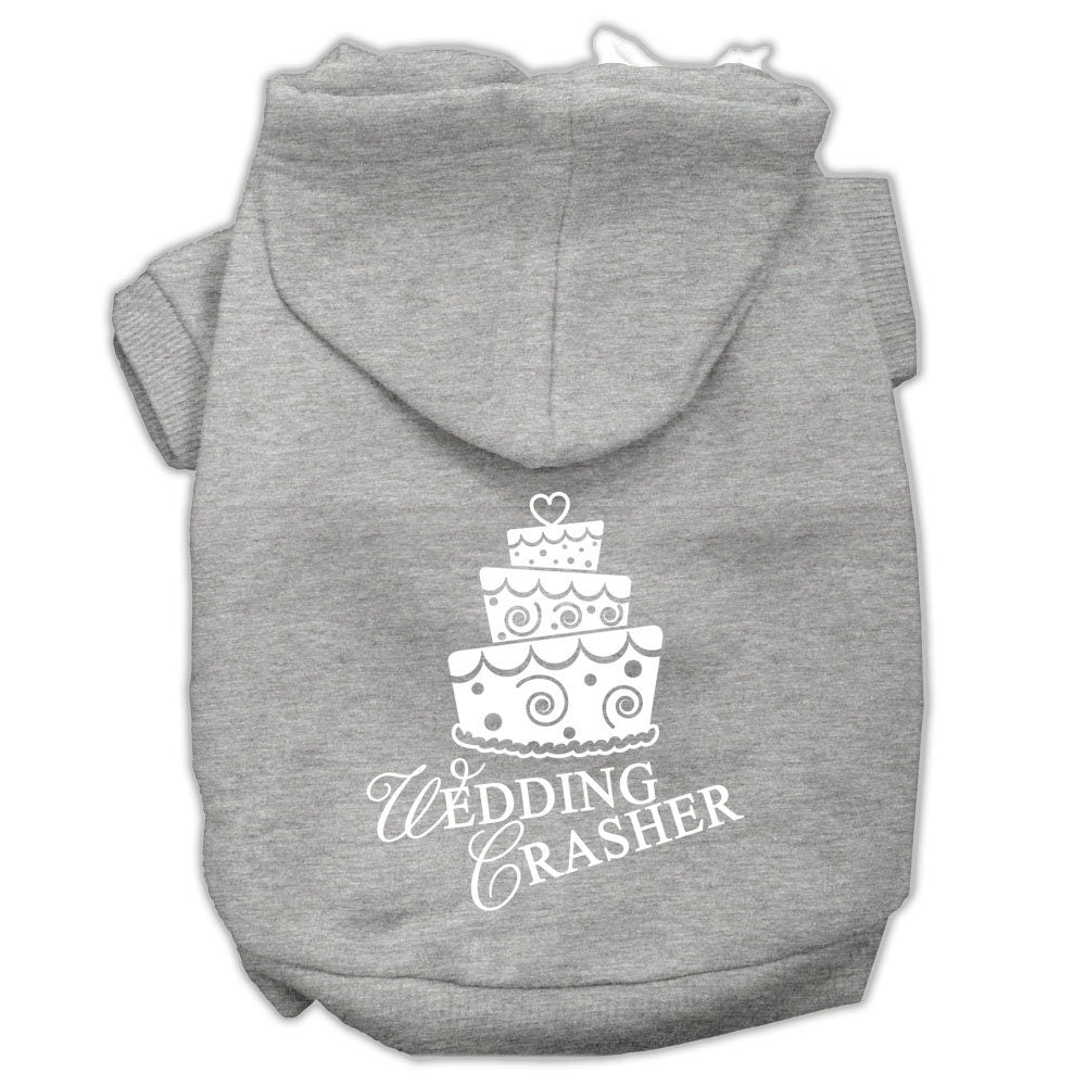 Pet Hoodie Screen Printed, "Wedding Crasher"