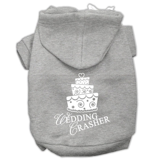 Pet Hoodie Screen Printed, "Wedding Crasher"