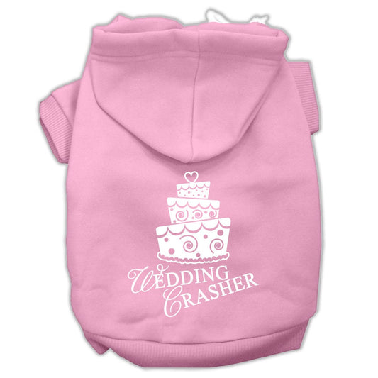 Pet Hoodie Screen Printed, "Wedding Crasher"
