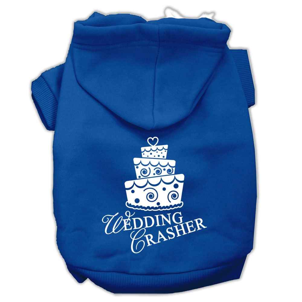 Pet Hoodie Screen Printed, "Wedding Crasher"