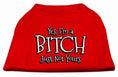 Load image into Gallery viewer, Pet Shirt "Yes I'm A Bitch, Just Not Yours"
