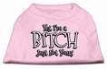 Load image into Gallery viewer, Pet Shirt "Yes I'm A Bitch, Just Not Yours"
