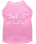 Load image into Gallery viewer, Pet Dog & Cat Shirt Screen Printed, "Black Cats Are Bad Luck"
