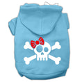 Load image into Gallery viewer, Pet Hoodie "Skull & Crossbone Bow"
