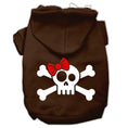 Load image into Gallery viewer, Pet Hoodie "Skull & Crossbone Bow"
