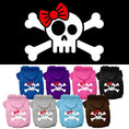 Load image into Gallery viewer, Pet Hoodie "Skull & Crossbone Bow"

