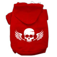 Load image into Gallery viewer, Pet Hoodie "Skull Wings"

