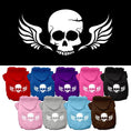 Load image into Gallery viewer, Pet Hoodie "Skull Wings"
