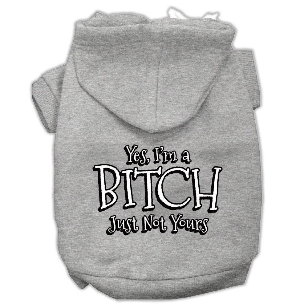 Pet Hoodie "Yes, I'm A Bitch, Just Not Yours"