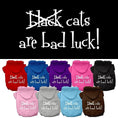 Load image into Gallery viewer, Halloween Pet Hoodie "Black Cats Are Bad Luck"
