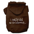 Load image into Gallery viewer, Pet Hoodie "I Really Did Eat The Homework"
