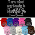 Load image into Gallery viewer, Thanksgiving Pet Hoodie "What My Family Is Thankful For"
