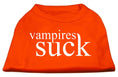 Load image into Gallery viewer, Halloween Pet Dog & Cat Shirt Screen Printed, "Vampires Suck"
