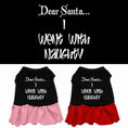 Load image into Gallery viewer, Christmas Pet Dress "Dear Santa, I Went With Naughty"

