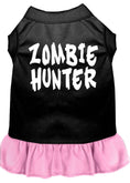 Load image into Gallery viewer, Halloween Pet Dog & Cat Dress Screen Printed, "Zombie Hunter"
