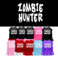 Load image into Gallery viewer, Halloween Pet Dog & Cat Dress Screen Printed, "Zombie Hunter"
