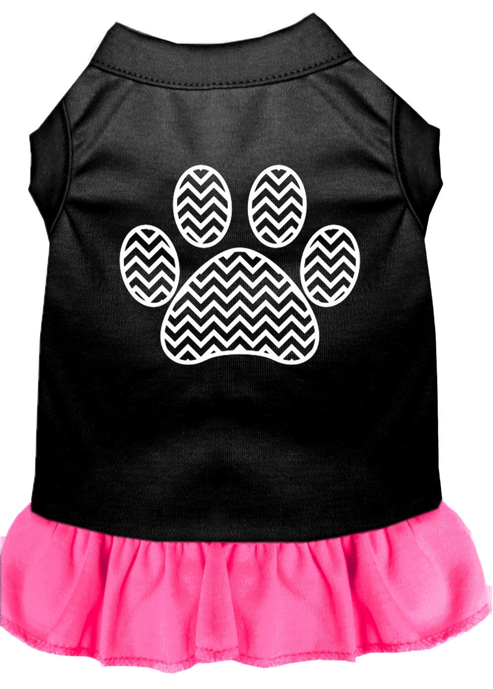 Pet Dress "Chevron Paw"