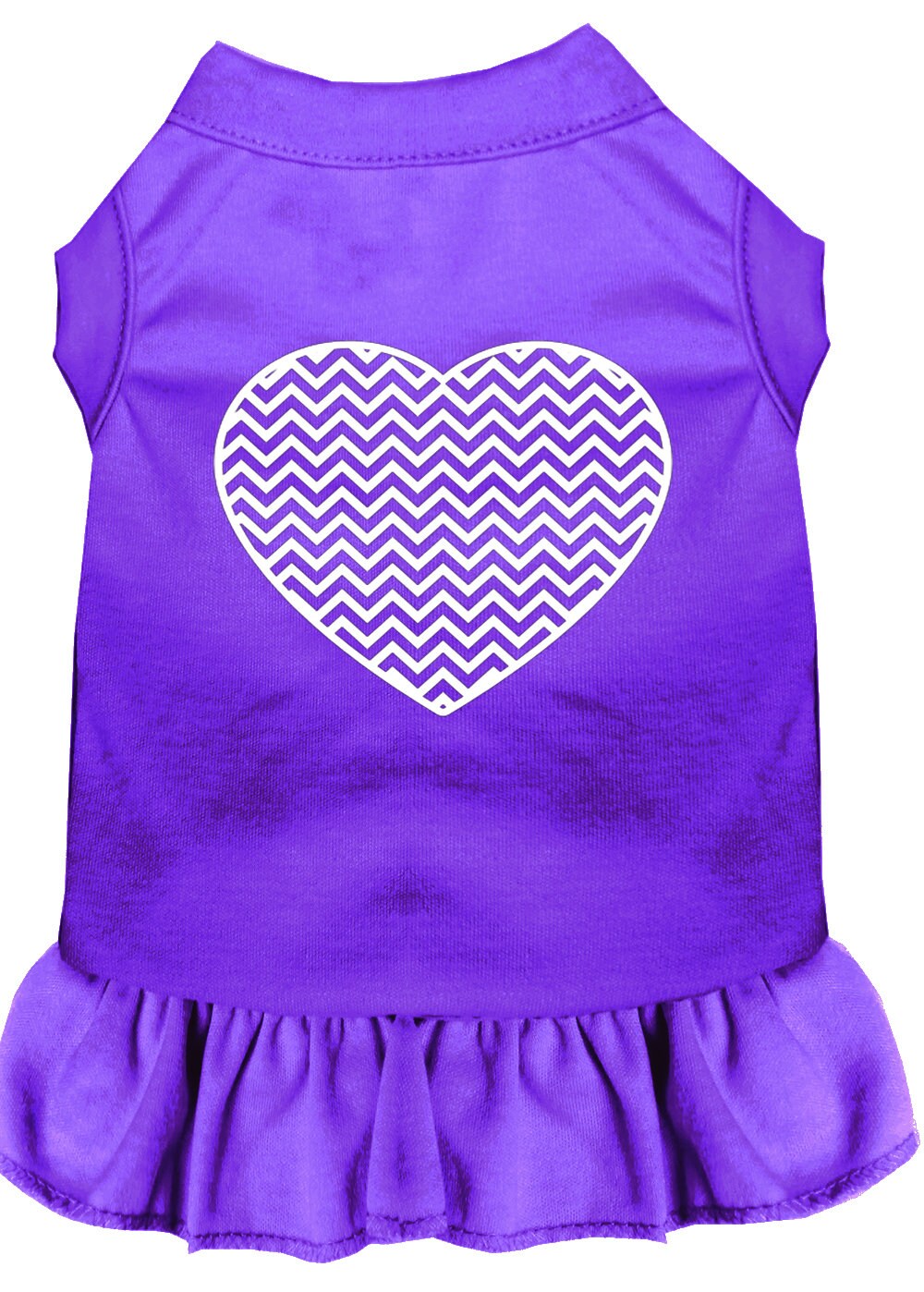 Pet Dress "Chevron Heart"