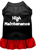 Load image into Gallery viewer, Pet Dress Screen Printed, "High Maintenance"

