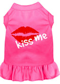 Load image into Gallery viewer, Pet Dress, Screen Printed, "Kiss Me"
