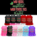 Load image into Gallery viewer, Christmas Pet Dress Screen Printed, "Who Needs Mistletoe"
