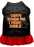 Load image into Gallery viewer, Halloween Pet Dress "Don't Scare Me, I Poop Easily"
