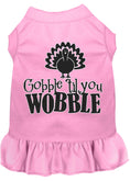 Load image into Gallery viewer, Thanksgiving Pet Dress "Gobble Til You Wobble"
