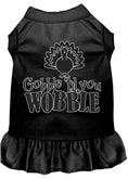 Load image into Gallery viewer, Thanksgiving Pet Dress "Gobble Til You Wobble"
