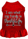 Load image into Gallery viewer, Pet Dress "I Am What My Family Is Thankful For"
