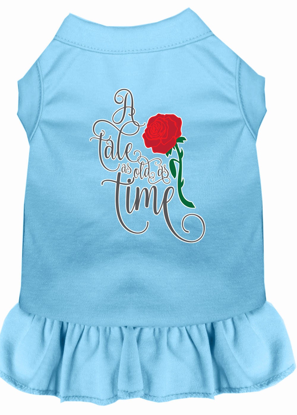 Pet Dress Screen Printed, "Timeless Tale"