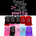 Load image into Gallery viewer, Pet Dog and Cat Dress Screen Printed, "Feed Me & Tell Me I'm Pretty"
