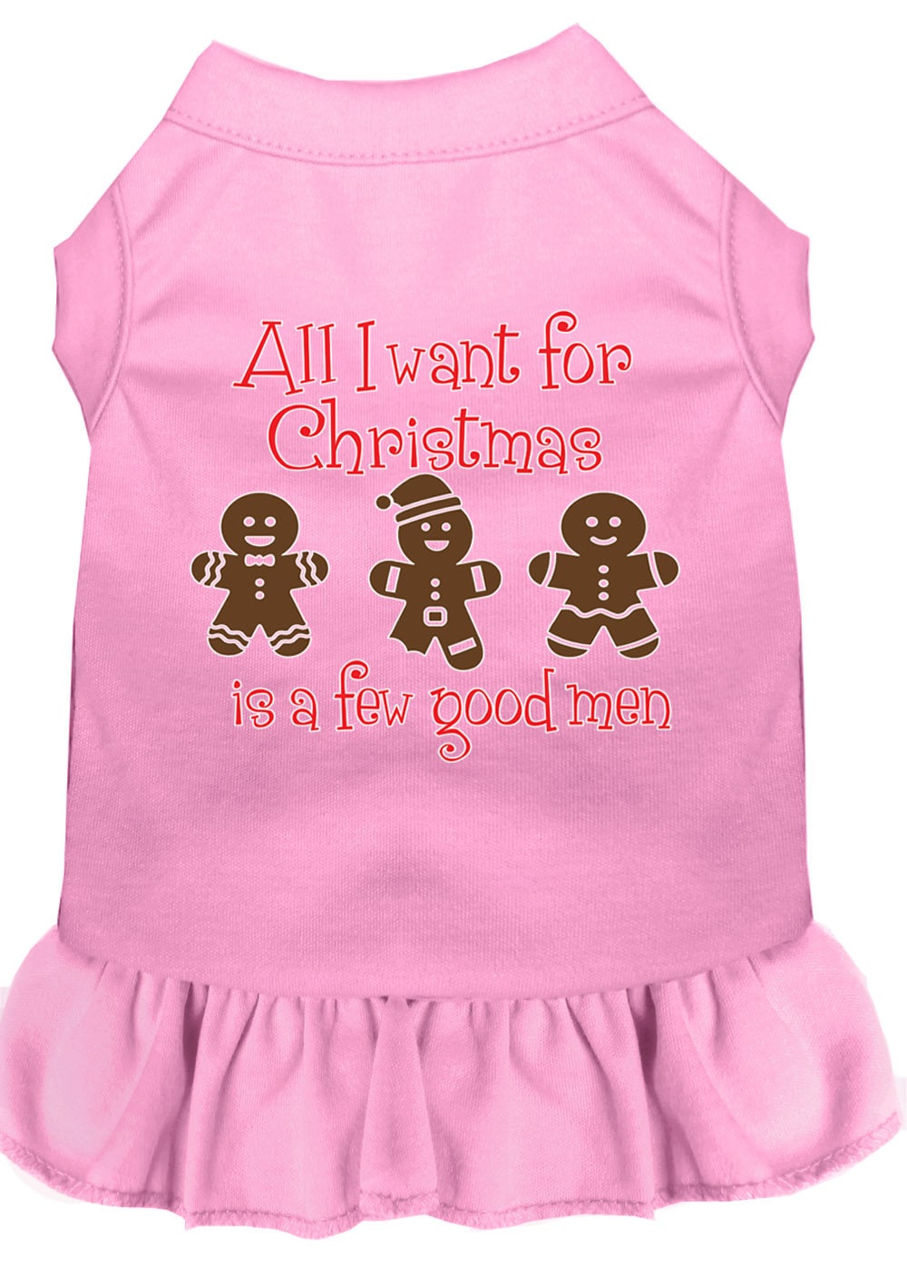 Christmas Pet Dress, "All I Want For Christmas Is A Few Good Men"