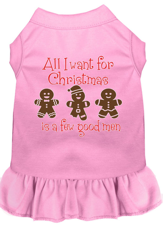 Christmas Pet Dress, "All I Want For Christmas Is A Few Good Men"
