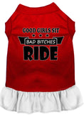 Load image into Gallery viewer, Pet Dress "Good Girls Sit, Bad Bitches Ride"
