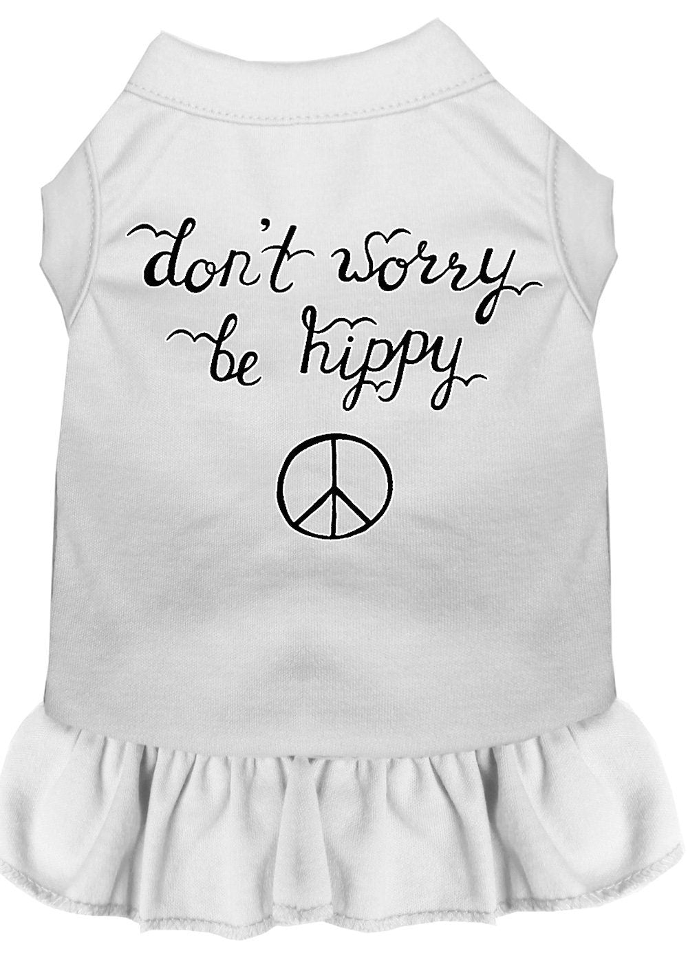 Pet Dress "Don't Worry, Be Hippy"