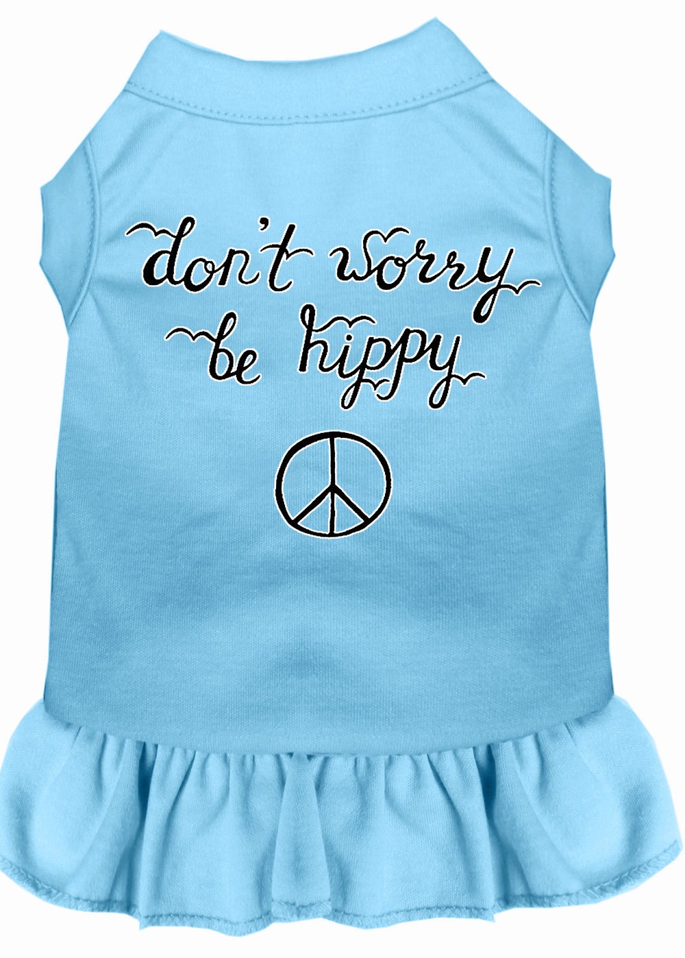 Pet Dress "Don't Worry, Be Hippy"