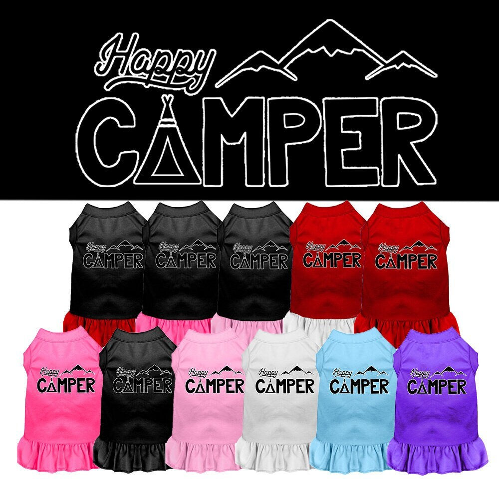 Pet Dress "Happy Camper"