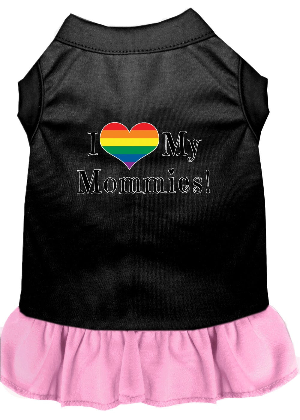 Pet Dress "I Heart My Mommies"