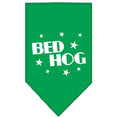 Load image into Gallery viewer, Pet and Dog Bandana Screen Printed, "Bed Hog"
