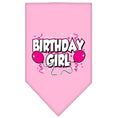 Load image into Gallery viewer, Pet and Dog Bandana Screen Printed, "Birthday Girl -or- "Birthday Boy"
