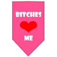 Load image into Gallery viewer, Pet and Dog Bandana Screen Printed, "Bitches Love Me"

