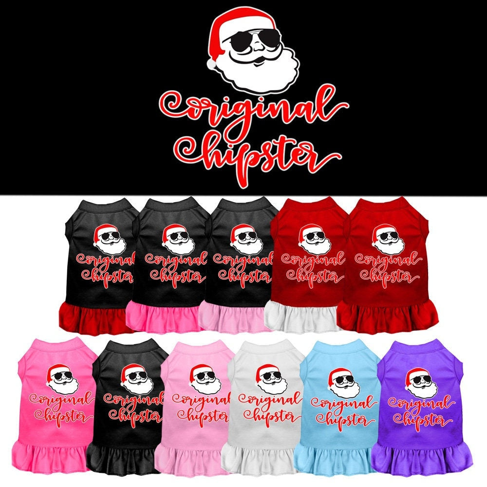 Christmas Pet Dress "Original Hipster"
