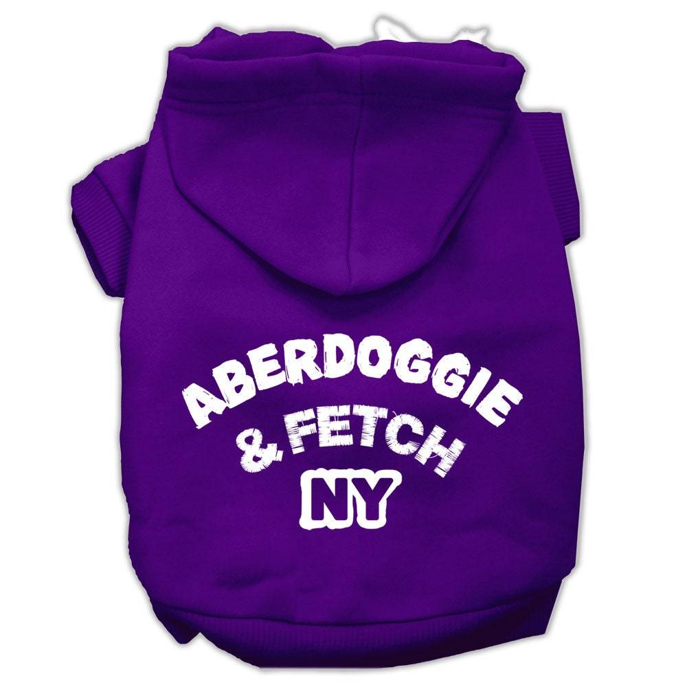 Pet Hoodie "Aberdoggie & Fetch NY"