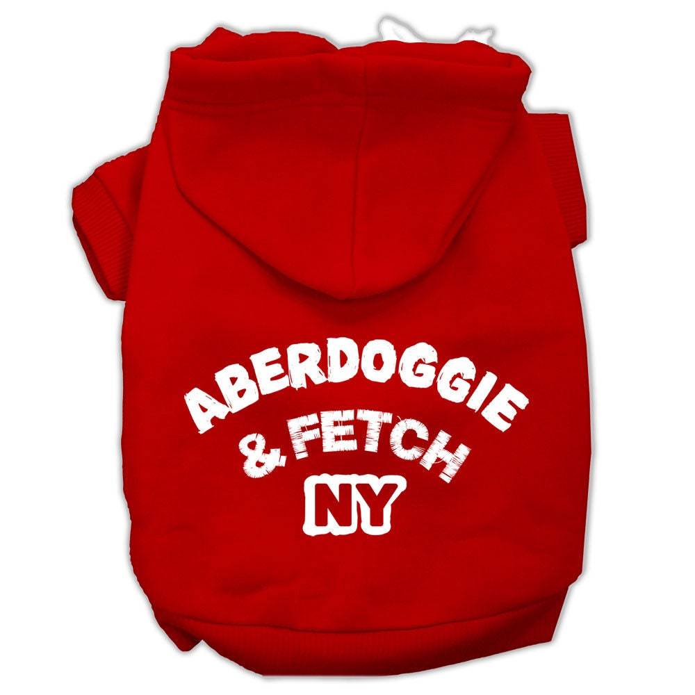 Pet Hoodie "Aberdoggie & Fetch NY"