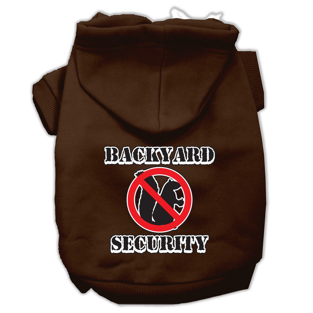 Pet Hoodie "Backyard Security"