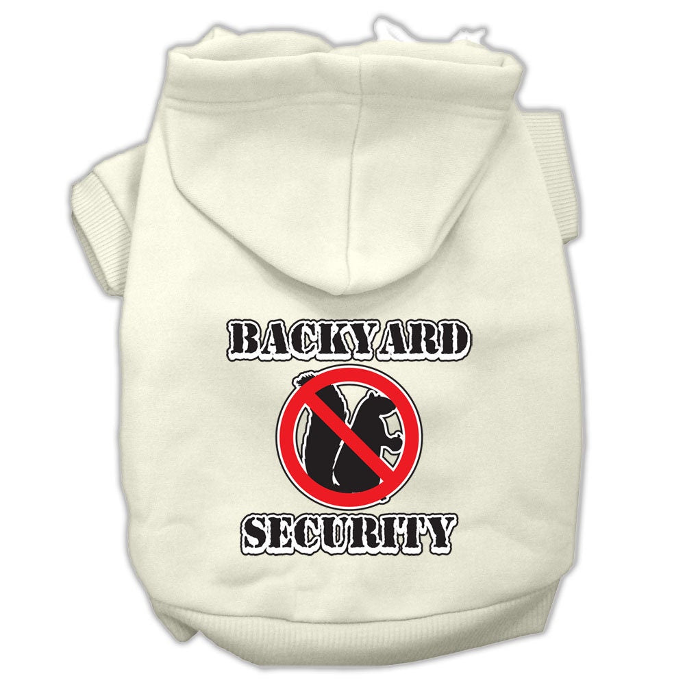 Pet Hoodie "Backyard Security"