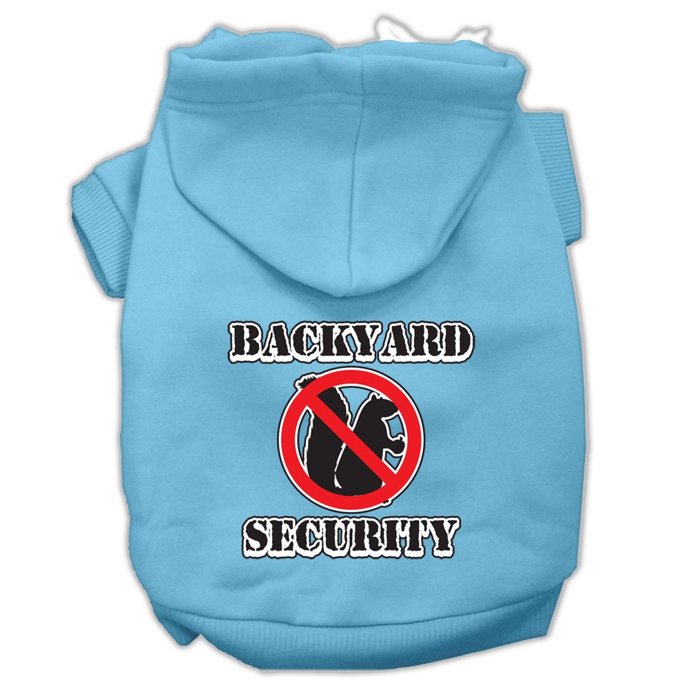 Pet Hoodie "Backyard Security"